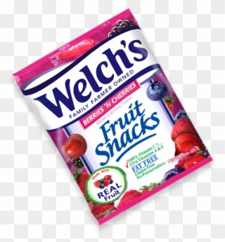 Berries N Cherries Fruit Snacks - Welch's Strawberry Fruit Snacks 4-3.6 Oz. Pouches Clipart