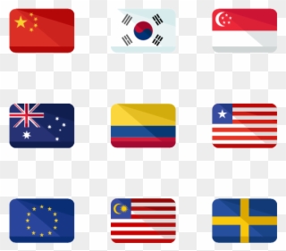 Flags - Flags Of All Nations International Flags Clipart
