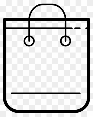 A Shopping Bag Is A Rectangle Like Container That Has - Shopping Bag Clipart