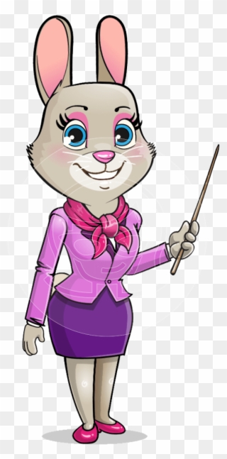 Miss Abby The Rabbit - Adobe Character Animator Clipart