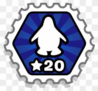 Club Penguin Ace Pilot Stamp Clipart