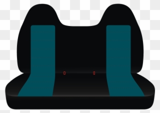 Co 26-34 Black & Teal Cotton, Ford F 150 Bench Molded - Ford F-150 Clipart