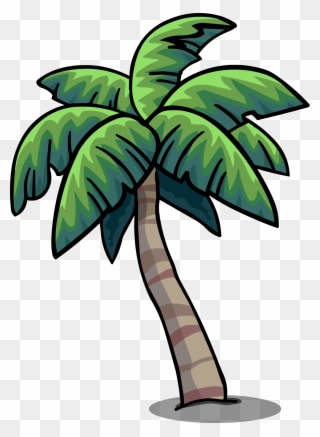 Tropical Palm Sprite 003 - Cartoon Png Plam Tree Clipart