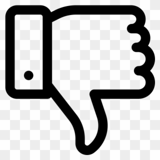 Why Crowd Sourced Reviews May Be Bad - Thumbs Down Noun Project Clipart
