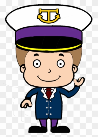 I Am Captain Of The Pageboy's In The Peabrain Kingdom - Captain Cartoon Clipart