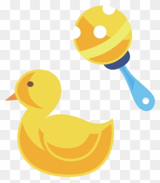 Vector Duck Bubble Clip Art - Yellow - Png Download