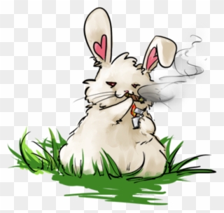 Easter 4/20 - Weed Rabbit Clipart