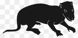 Medium Image - Black Bear Silhouette Png Clipart