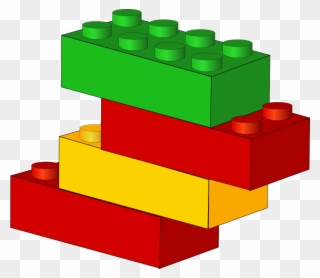 Clip Free Library Brick Foundation Clipart - Legos Clip Art - Png Download