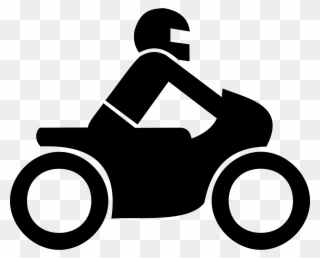 Motorcycle Icon - Motorbike Icon Clipart