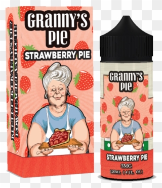 Strawberry Pie - Granny's Pie - 120ml - E-liquid - Granny's Pie Strawberry Pie Clipart