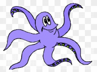 Squid Clipart Animated - Octopus - Png Download