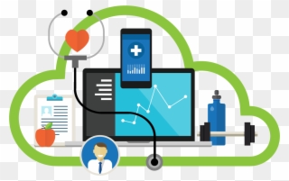 The Conjunction Of Digital And Healthcare Has Supposed Clipart
