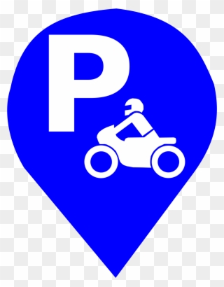 Open - Motorcycle Parking Png Clipart