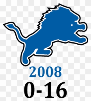 Ten Worst Professional Sports Teams Ever - Detroit Lions Logo Black And White Clipart