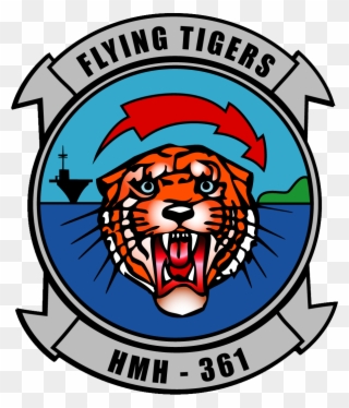 File Hmh 361 Insignia Png Wikimedia Commons Flying - Hmh 361 Flying Tigers Clipart