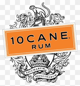 10 Cane Rum Logo Clipart