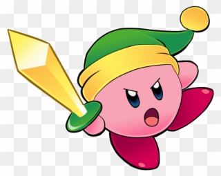 You Press A Button, You Breath Fire - Kirby With Sword Clipart