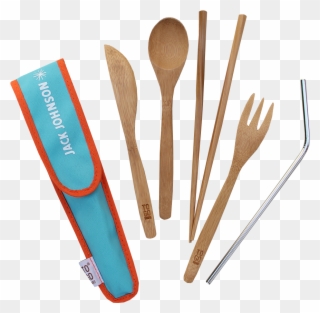 Includes Fork, Knife, Spoon & Chopsticks In A Durable, - Hawaii Clipart