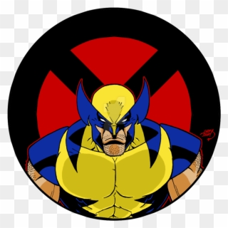 Drawing Wolverine Badass Banner Black And White Library - Wolverine Clipart