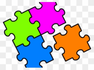 Puzzle Clipart Cartoon - Transparent Puzzle Clip Art - Png Download