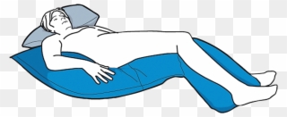 Care Wave Sleeping System - Coussin De Positionnement Décubitus Latéral Clipart