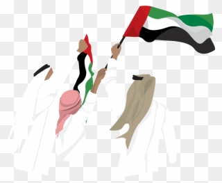 Emirates-flag - Uae Flag Day Png Clipart