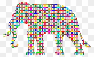 Big Image - Elephant Pictures Modern Art Clipart