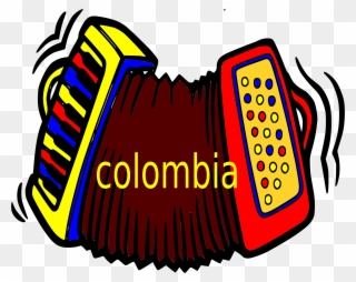 Dibujo Acordeon De Colombia Clipart