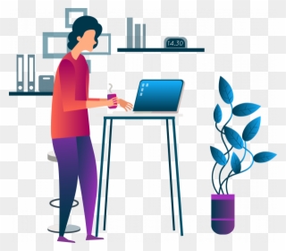 Bankish Modern Interface Displays Only Relevant Information, Clipart
