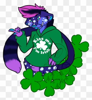 Kiss Me I'm Irish - Cartoon Clipart