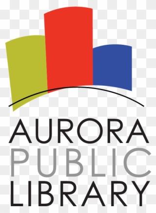 Aurora Public Library Logo Colour Blk Text Transparent - Aurora Public Library Logo Clipart