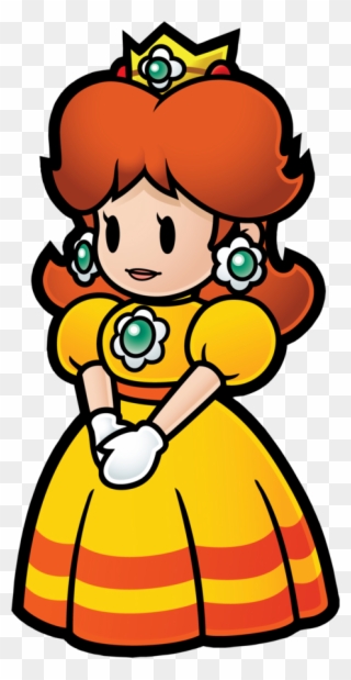 Daisy - Paper Mario Sticker Star Peach Clipart