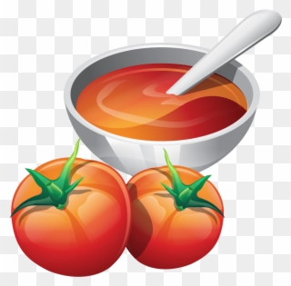 This Png File Is About Clear Soups , Soup , Thick Soups - Tomato Soup Illustration Png Clipart