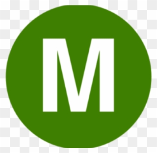 Green Clipart M And M - Emblem - Png Download
