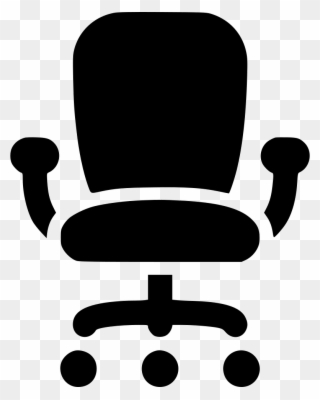 Office Svg Png Icon - Office Chair Icon Png Clipart