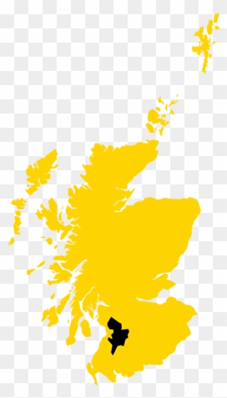 East Ayrshire - Map Of Scotland Outline Clipart