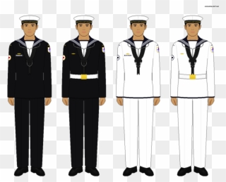 Navy Sailor Clipart Military Uniforms Army Officer - Navy Sailor - Png Download