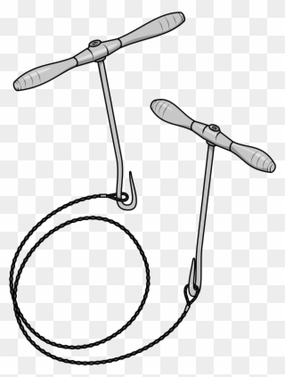 Open - Wire Used For Amputation Clipart