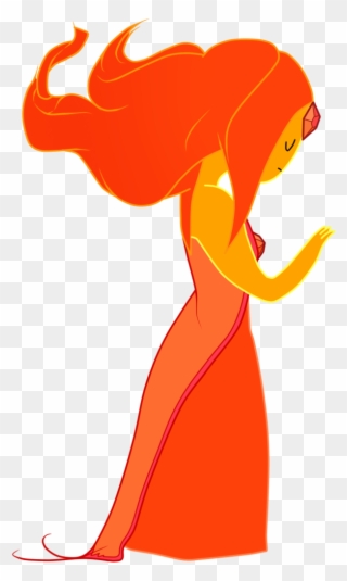 Flame Princess By Axcell1ben-d4vdfuk - Adventure Time Princess Flame Png Clipart