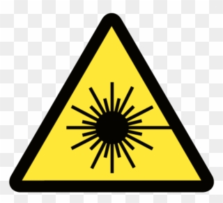 Beam Diameter And Irradiance Calculator - Laser Radiation Warning Signs Clipart