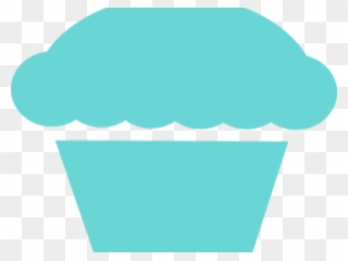 Cupcake Clipart Turquoise - Cupcake - Png Download