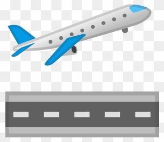 Clipart Airplane Departure - Airplane Emoji Png Transparent Png