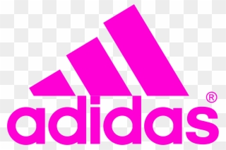 Adidas Logo Png - Pink Adidas Logo Transparent Clipart