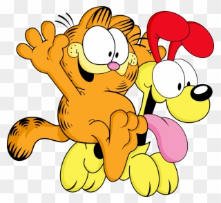 The Strip's Focus Is Mostly On The Interactions Among - Garfield And Odie Clipart