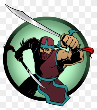 Ninja Clipart Ninja Shadow - Ninja Man Shadow Fight 2 - Png Download