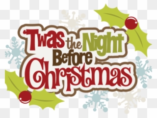 Merry Christmas Clipart Church - Twas The Night Before Christmas - Png Download