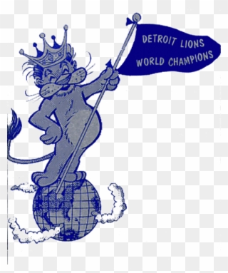 Detroit Lions - 1953 Detroit Lions Logo Clipart
