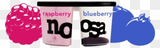 Raspberry & Blueberry - Noosa Yoghurt, Orange & Ginger - 8 Oz Clipart