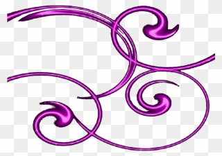 Pin Purple Swirl Clip Art - Purple Swirl Design Png Transparent Png